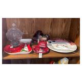 Christmas Platter/ Stocking Dish & more