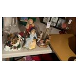 Nativity Candle/ Figurine/Snowmen Votive Candle