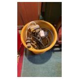 Bucket of Power Surge Protectors