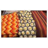 3 Crocheted Throws