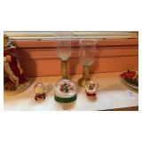 Votive Candle Holders & Snowglobe