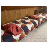 Set of twin bunk beds