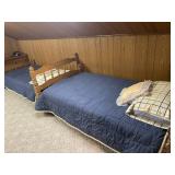 Set of twin bunk beds