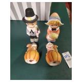 2 sets Thanksgiving salt & pepper shakers