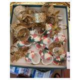 Box of Christmas napkins holders