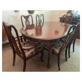 Wooden Keller dining set - 66 inches long- 2
