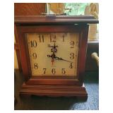 Powell battery operated table clock