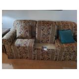 82" Emerald Craft sofa w/3 throw pillows - great
