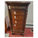 5 drawer jewelry chest