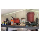 Lot of Fluids and Gardening Items