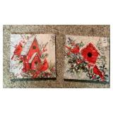 Cardinals on Canvas Wall Decor