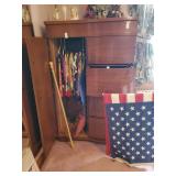 4 piece MCM bedroom set: wardrobe, desk,
