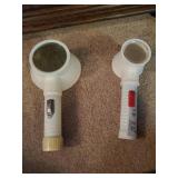 2 lighted magnifiers