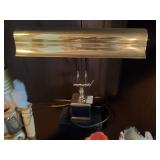 Brass banker style desk lamp