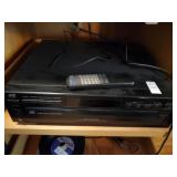 JVC 5 disc front loading system w/ remote