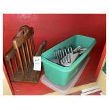 Vintage Tupperware container & napkins holder
