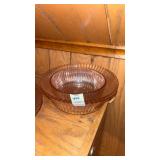 Pink Depression Bowls