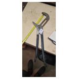 Large channel lock style pliers