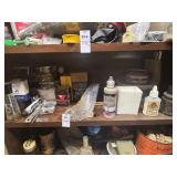Shelf Lot of Fluids and Hardware