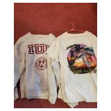 1 IUP sweatshirt & Bud Lugh T shirt size L