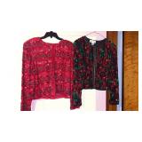 Womenï¿½s Evening Wear - silk & sequins size 14