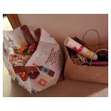 2 bags of wrapping paper and bows