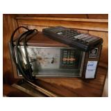 GE click radio & Texas Instruments  calculator