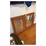 Two Wall Mirrors
