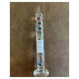 Vintage Galileo thermometer 11 in