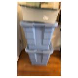 Lot of 3 Storage Totes