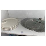 Assorted Kitchen Plated and Serving Trays