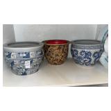 3 Decorative Flower Pots
