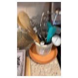 Kitchen Utensils and Holder