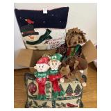 Lot of Christmas decorations