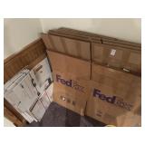 Lot of shipping boxes