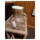 Kufra Glass ice & water jug made in Italy