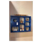 Wooden Trinket Shelf W Trinkets