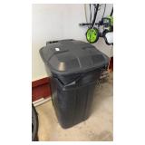 Plastic Wheeled Trash Can