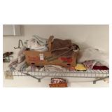 Shelf lot of wash cloths and towels