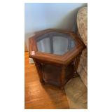 Pentagon wooden End Table