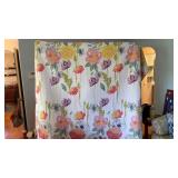 Large Floral Quilt 86x89