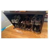 Black Shelf Unit 37 x 18 x 30 Contents Separate