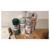 Lot of Spray Enamels and Flex-Shot