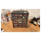 Small Hardware Organizer with Contents
