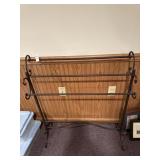 Scrolled metal quilt rack