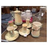 Vintage Hampshire Pottery tea set