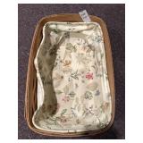 Longaberger handled basket with liner