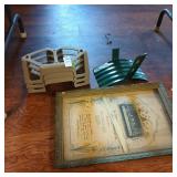 Lot of hose hangers, antique confirmation