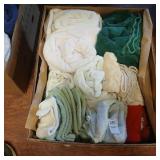 Box lot of bath, hand towels and washcloths