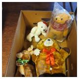 Couch buddy and assorted plush bears